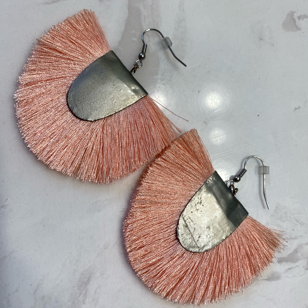 Vintage noonday collection fringe earrings